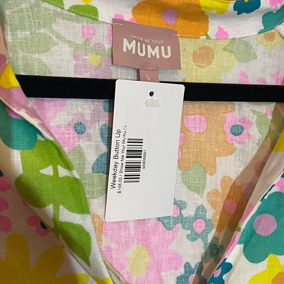 Show Me Your Mumu Floral Weekday Petal Pop Button-Up Shirt - Picture 2 of 4